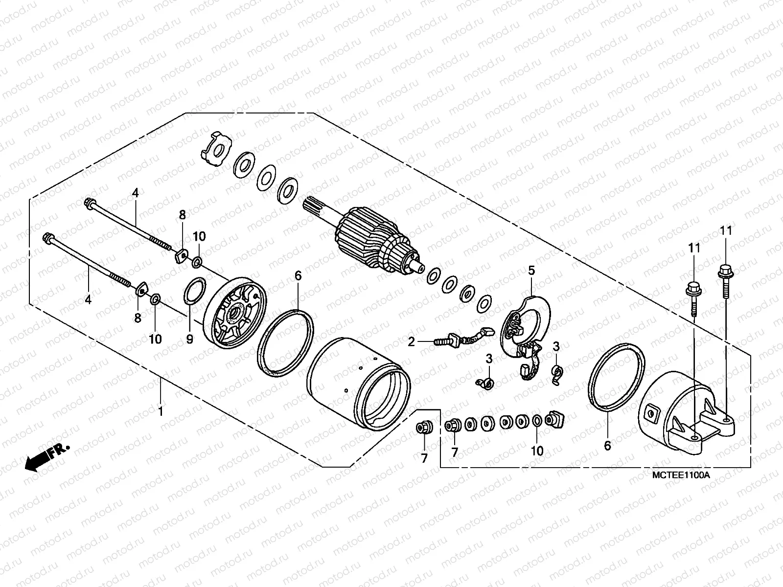 E-11 STARTING MOTOR