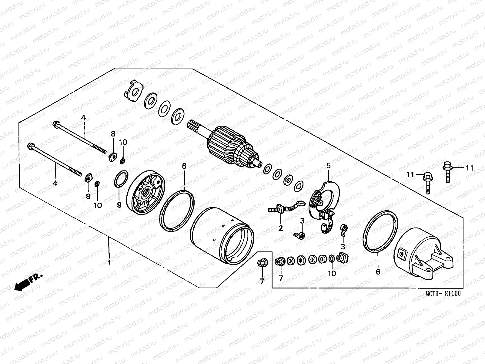 E-11 STARTING MOTOR