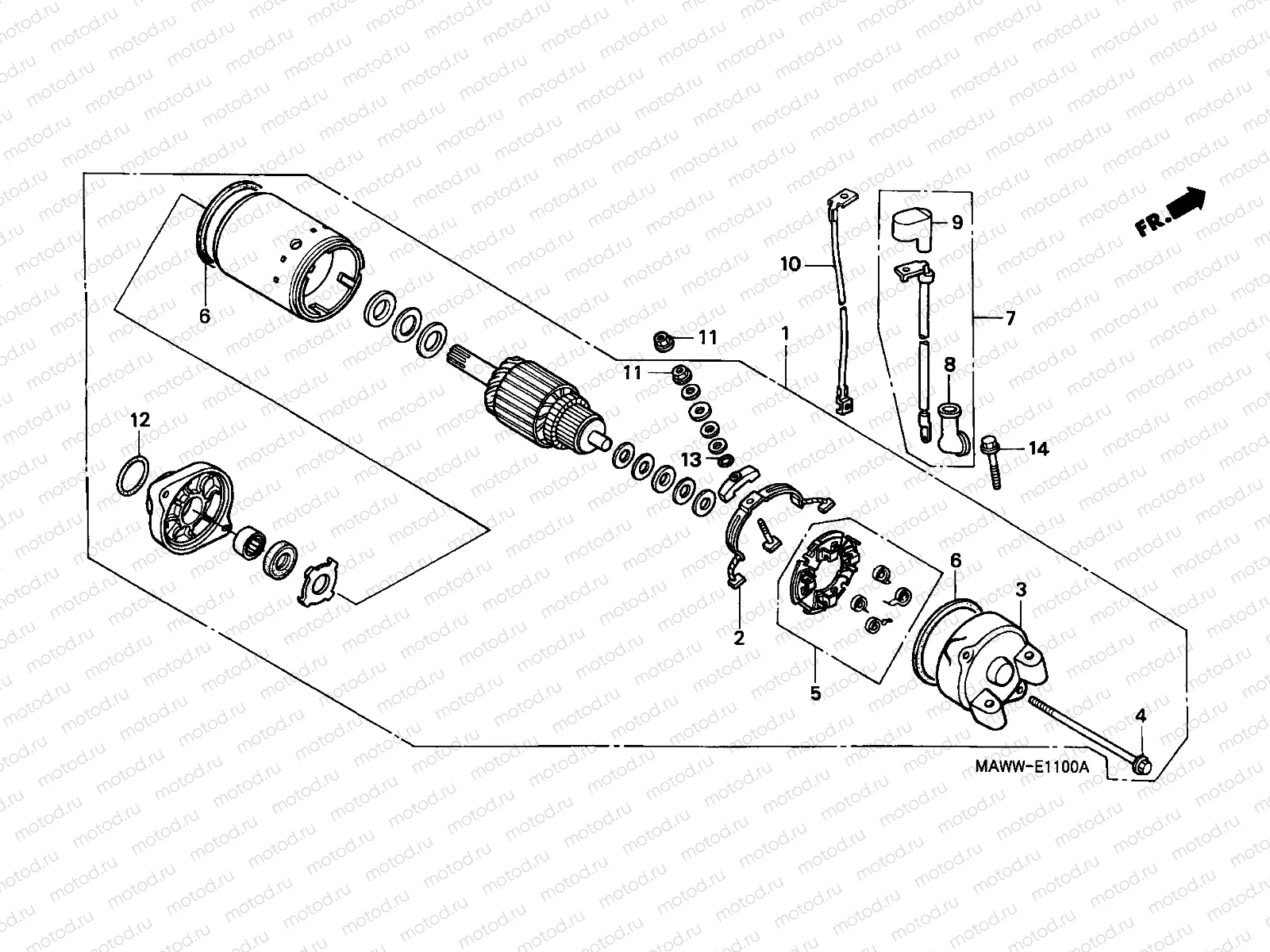 E-11 STARTING MOTOR
