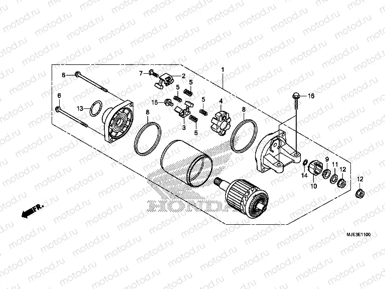 E-11 STARTING MOTOR