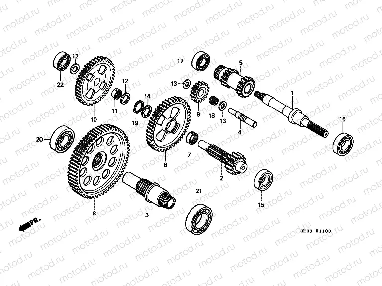 E-11 TRANSMISSION GEAR