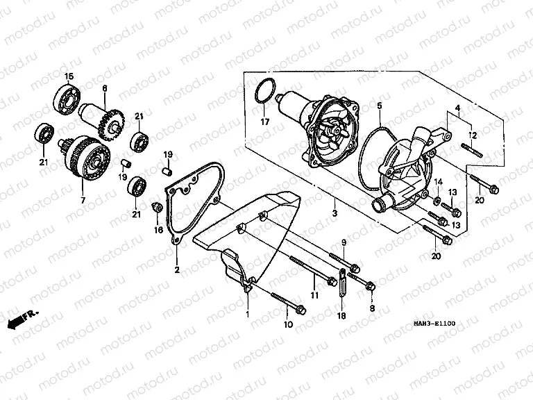E-11 WATER PUMP
