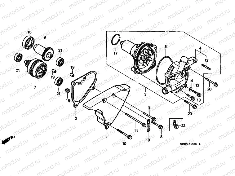 E-11 WATER PUMP