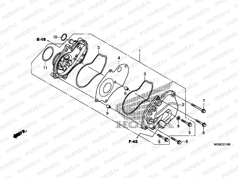 E-11 WATER PUMP