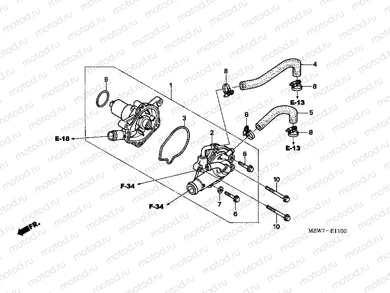 E-11 WATER PUMP