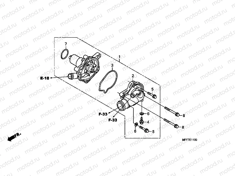 E-11 WATER PUMP