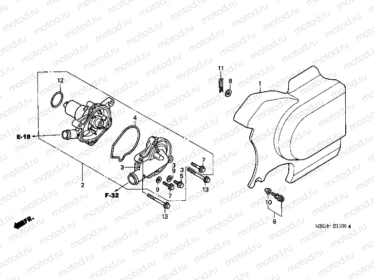 E-11 WATER PUMP