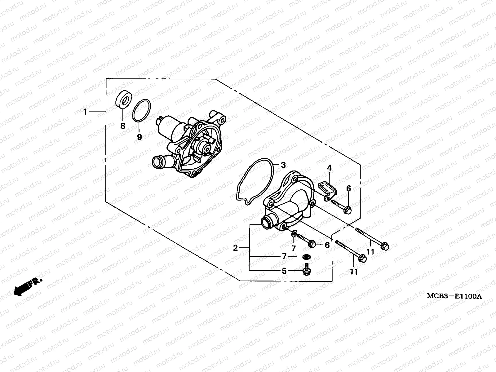 E-11 WATER PUMP