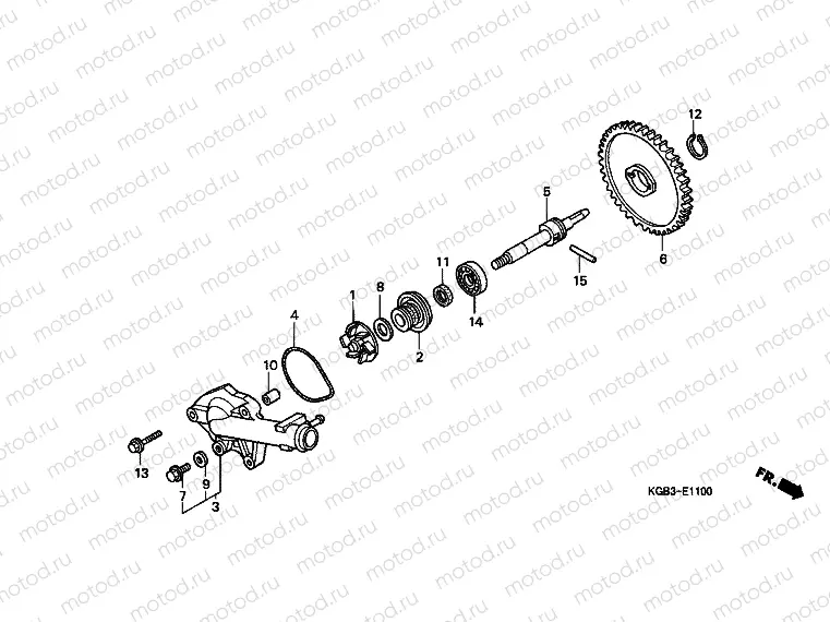 E-11 WATER PUMP