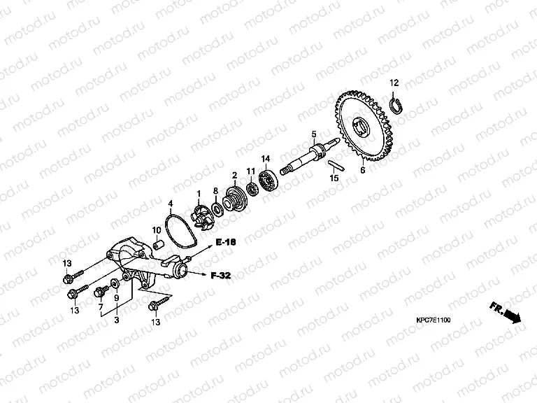 E-11 WATER PUMP