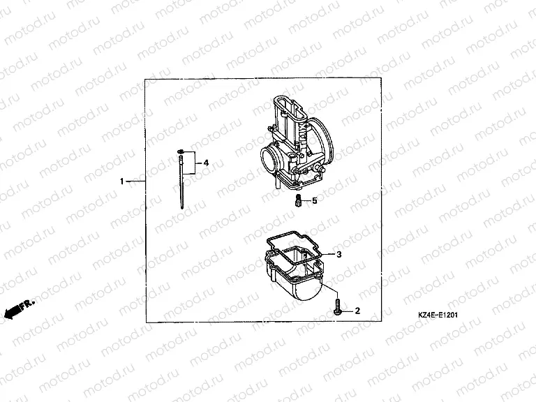 E-12-1 CARBURETOR OPTIONAL COMPLETE KIT