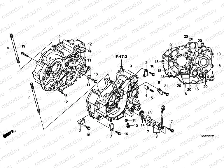 E-12-1 CRANKSHAFT (GLH125SH)