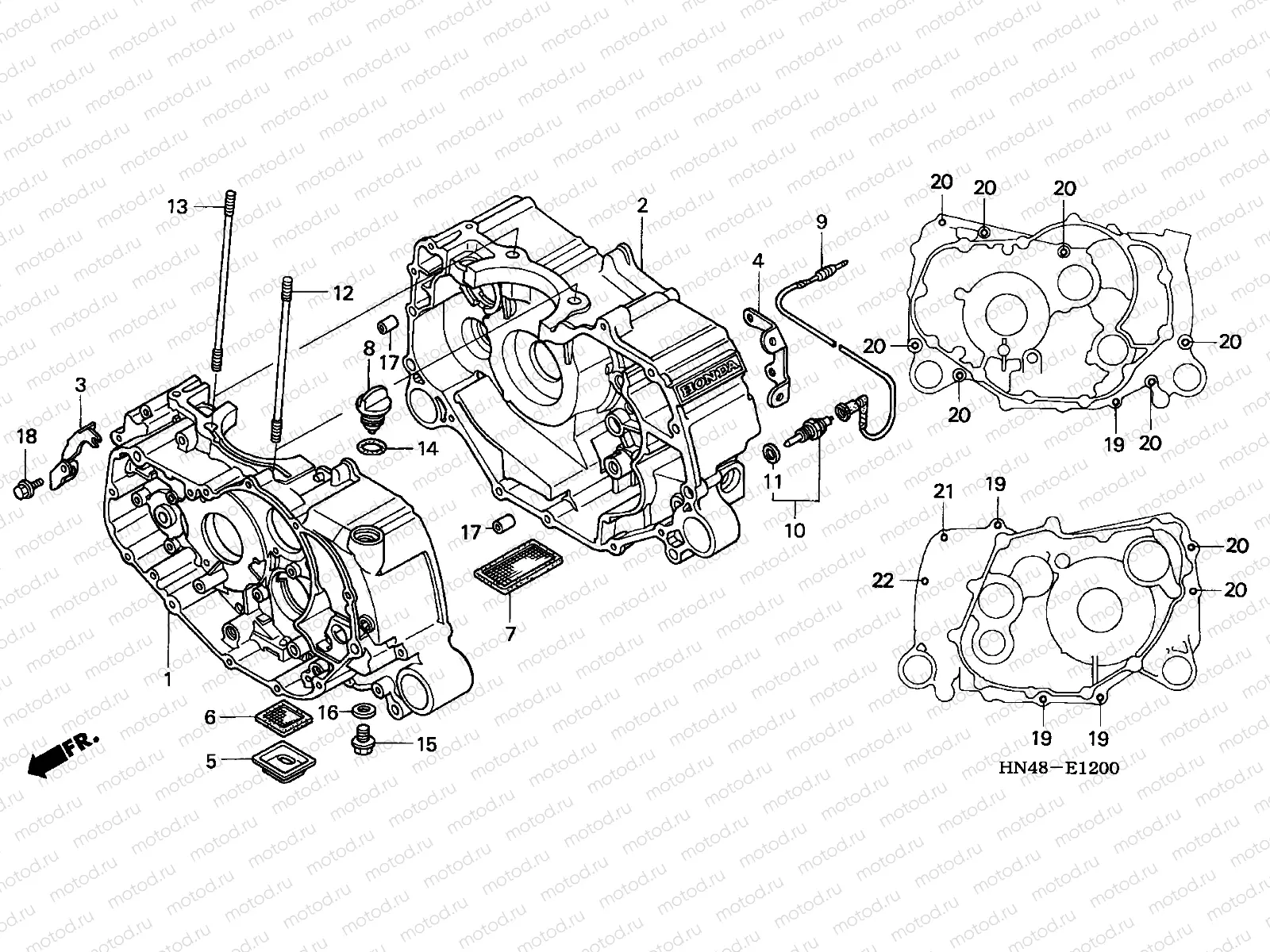 E-12 CRANKCASE