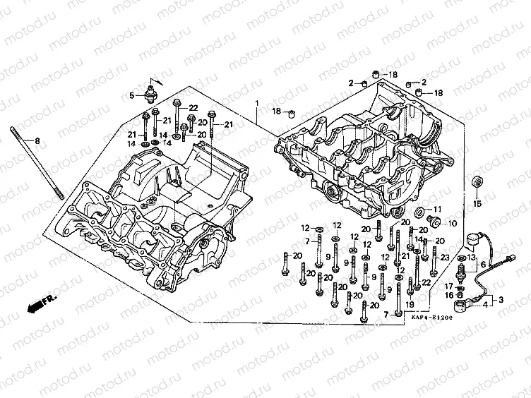E-12 CRANKCASE