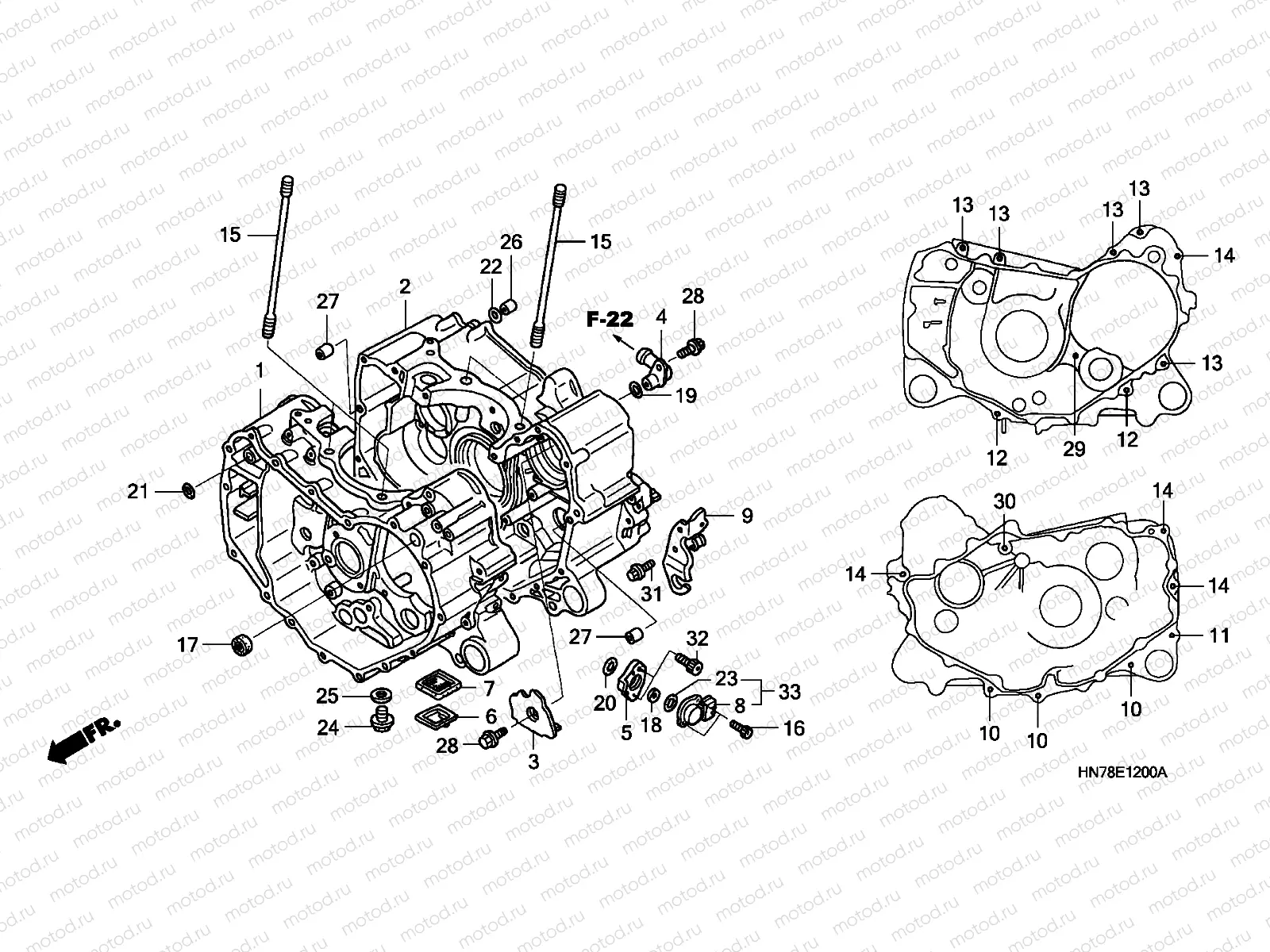 E-12 CRANKCASE