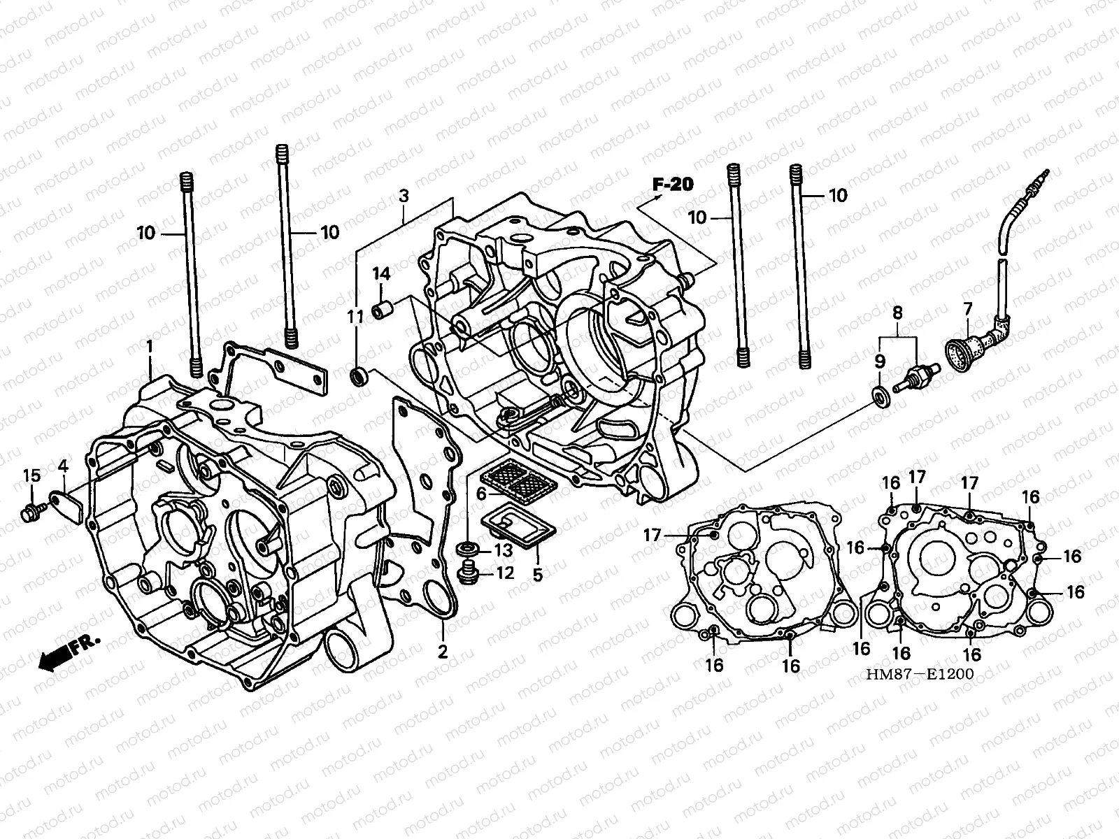 E-12 CRANKCASE
