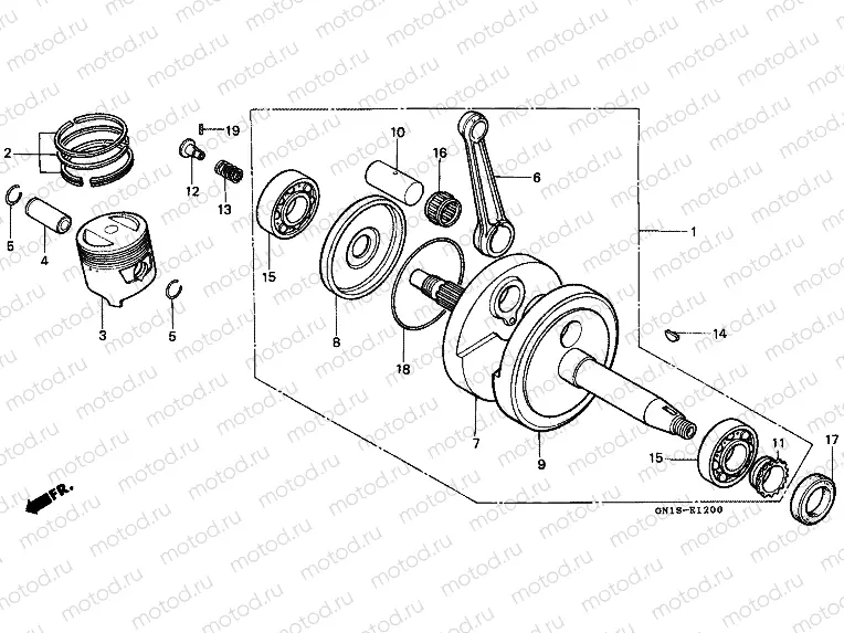 E-12 CRANKSHAFT