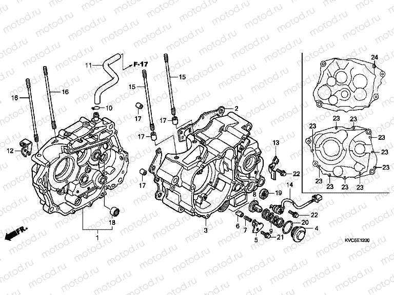 E-12 CRANKSHAFT (GLH1251SH / 2SH / 3SH)