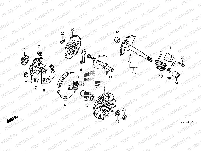 E-12 DRIVE FRONT / DRIVE SHAFT