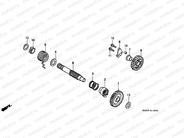 E-12 DRIVE SHAFT AXLE