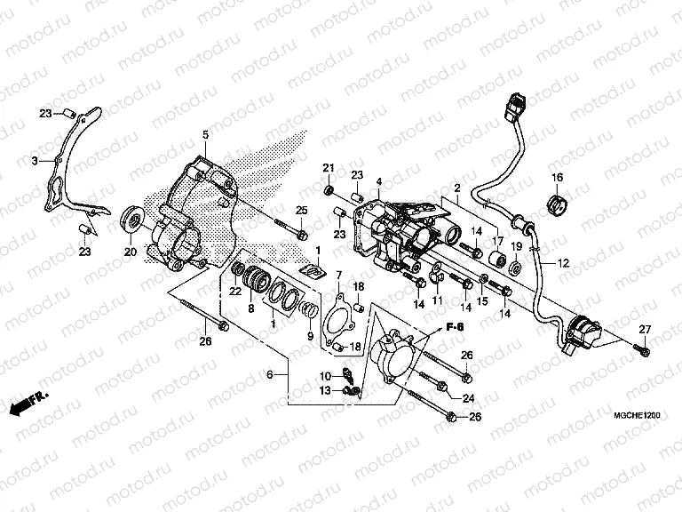 E-12 LEFT REAR COVER