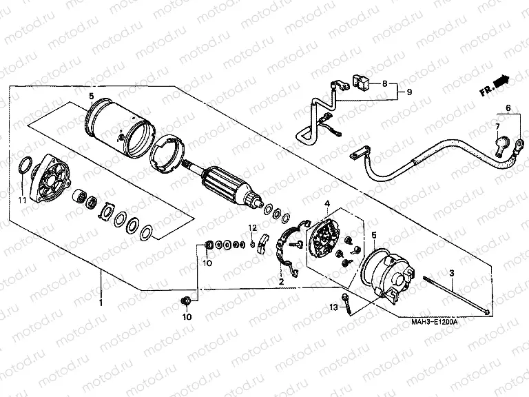 E-12 STARTER ENGINE