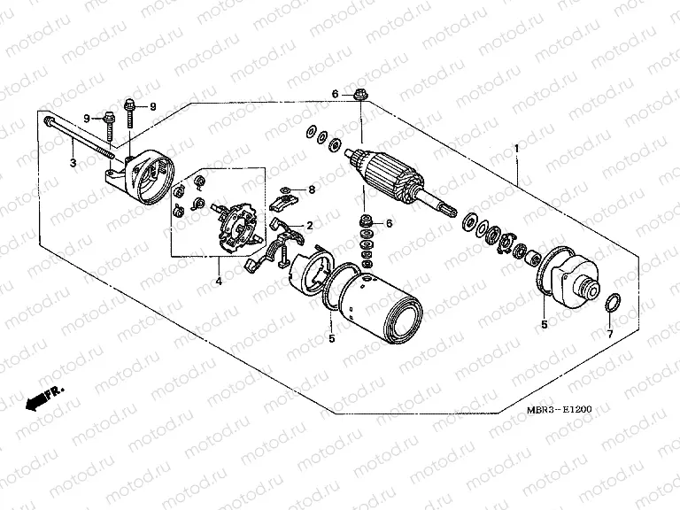 E-12 STARTER ENGINE