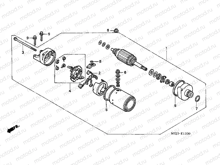E-12 STARTER ENGINE