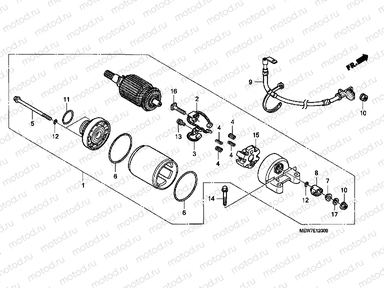 E-12 STARTER ENGINE