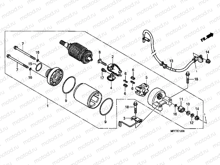 E-12 STARTER ENGINE