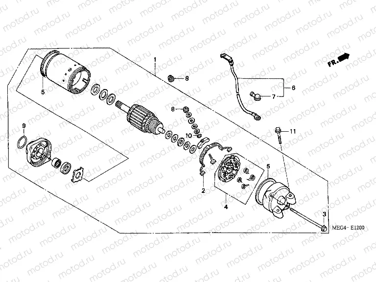 E-12 STARTER ENGINE