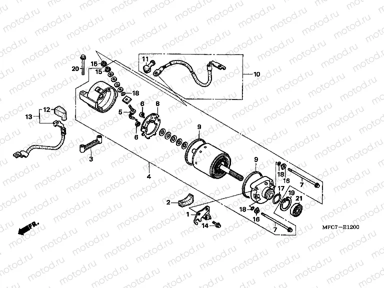 E-12 STARTER ENGINE