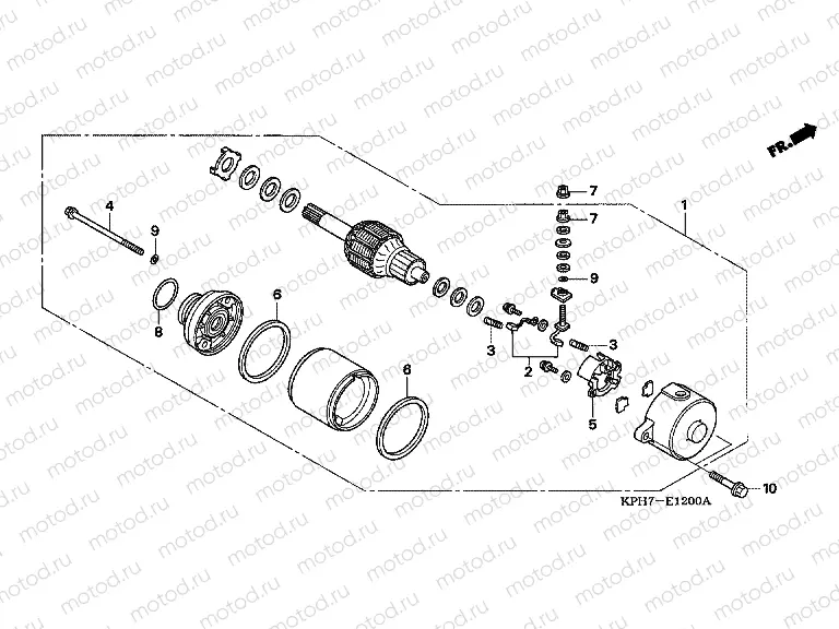 E-12 STARTER ENGINE