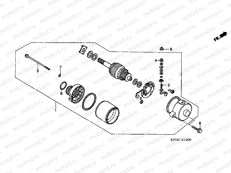 E-12 STARTER ENGINE