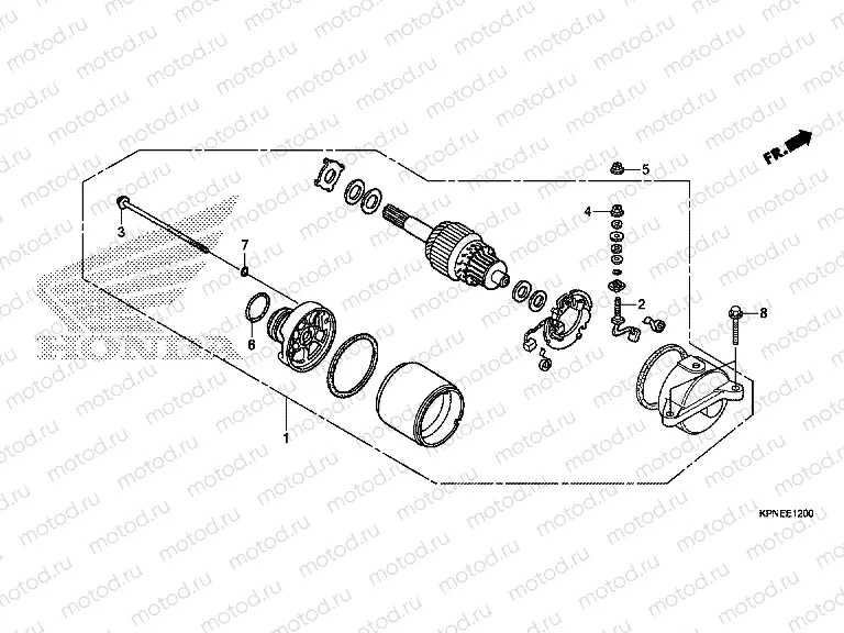 E-12 STARTER ENGINE