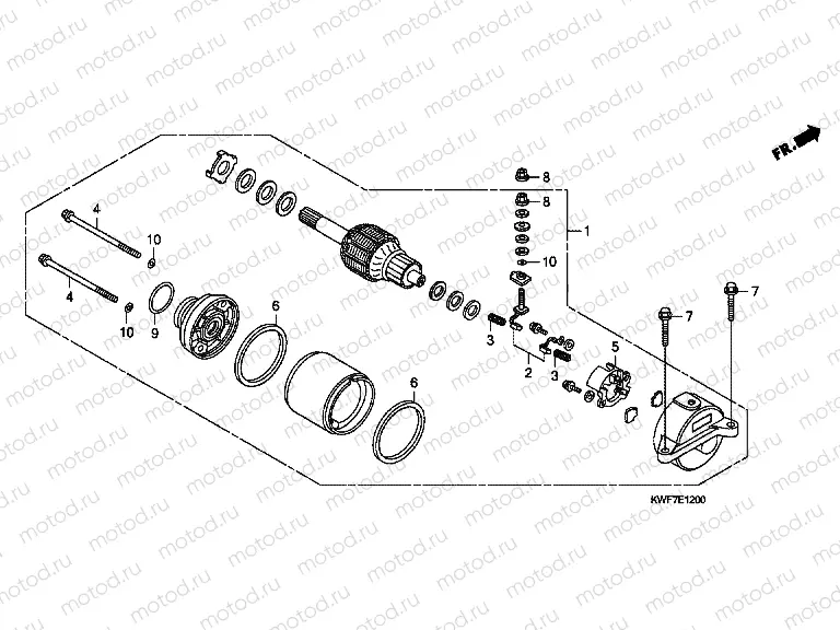 E-12 STARTER ENGINE