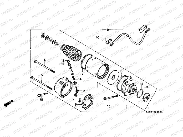 E-12 STARTER ENGINE