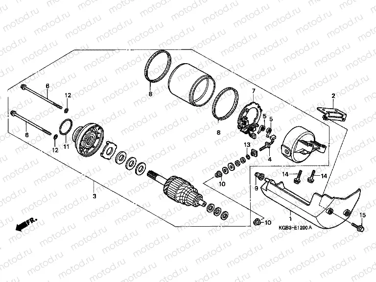 E-12 STARTER ENGINE