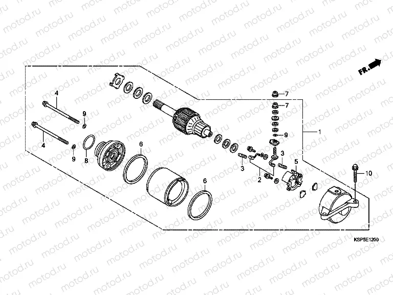 E-12 STARTER ENGINE