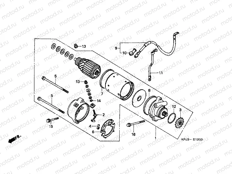 E-12 STARTER ENGINE