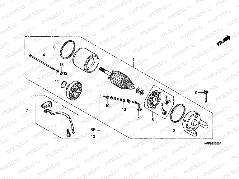 E-12 STARTER ENGINE