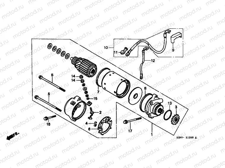 E-12 STARTER ENGINE