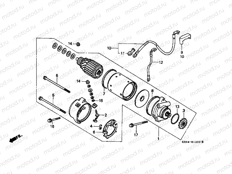 E-12 STARTER ENGINE