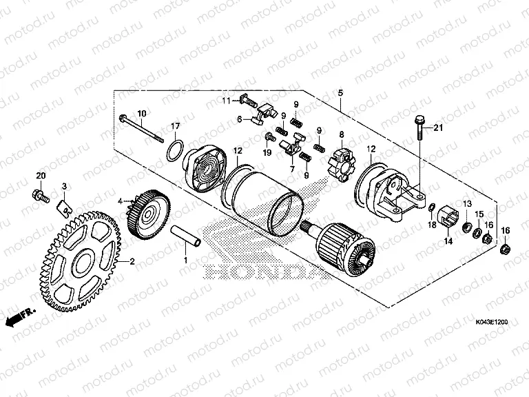 E-12 STARTER ENGINE