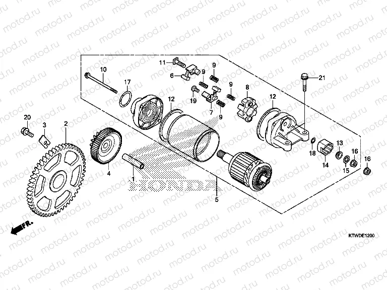 E-12 STARTER ENGINE