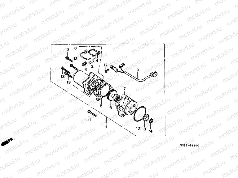 E-12 STARTER ENGINE (C90MP / MT)