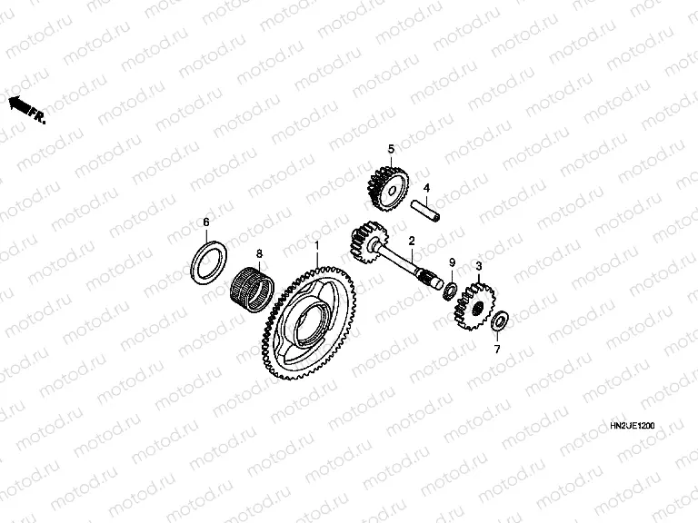 E-12 STARTING GEAR