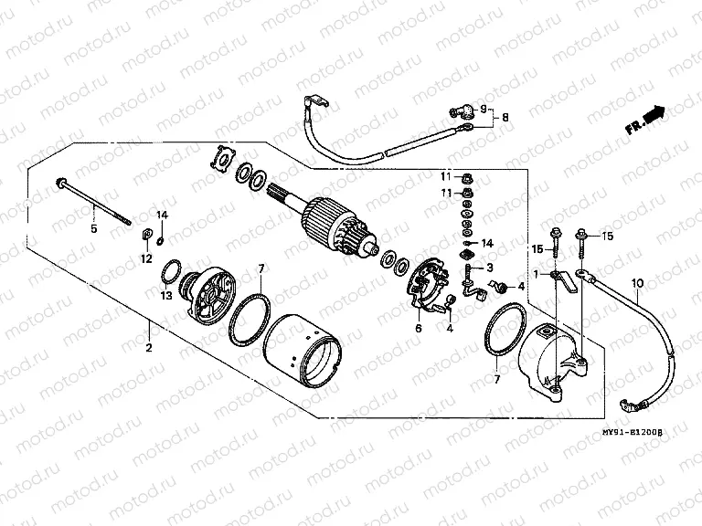 E-12 STARTING MOTOR