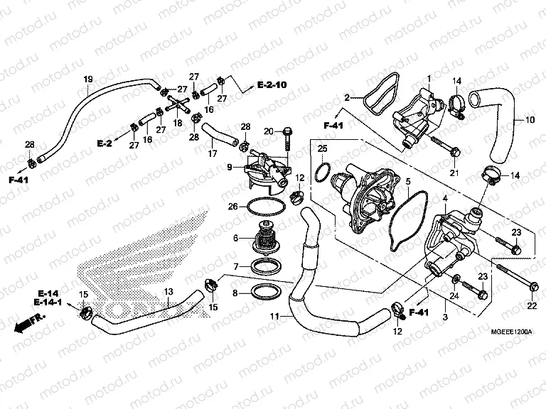 E-12 WATER PUMP