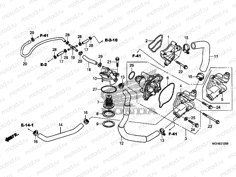 E-12 WATER PUMP